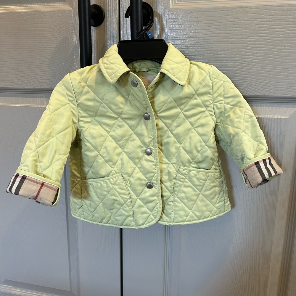 Burberry quilted jacket kid girl 18-24 month